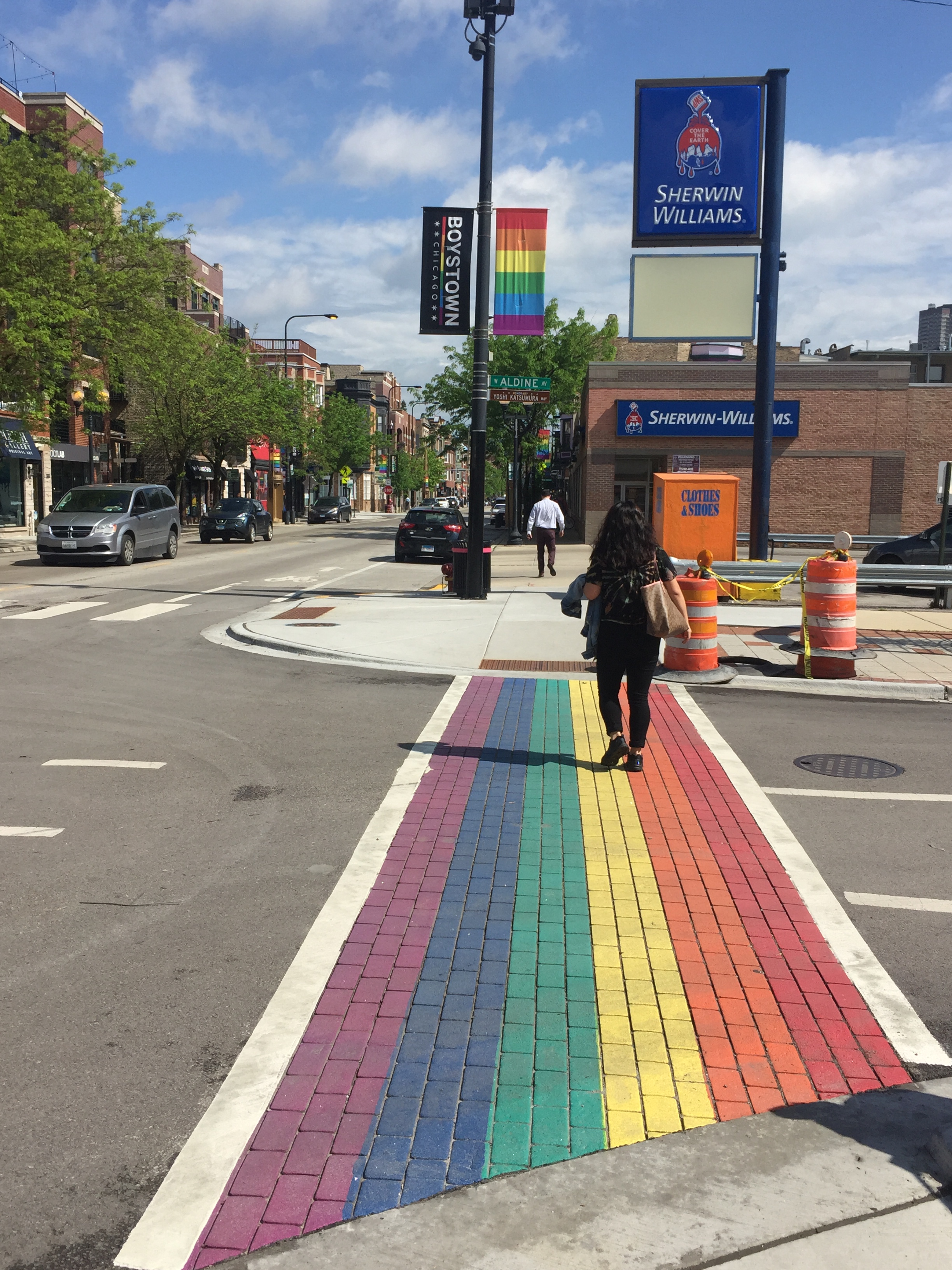 Colorful Crosswalk